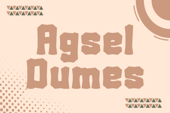 Agsel Dumes: The Bold Halloween Typeface for Spooky Branding