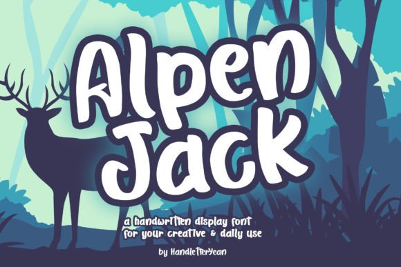 Alpen Jack: The Handwritten Display Font for Unique Digital Brands