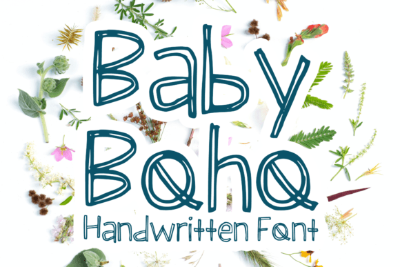 Baby Boho: The Handwritten Display Font for Whimsical Editorial Design