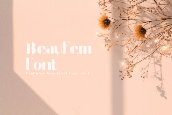 Beaufem: The Soft Display Typeface for Elegant Craft Brands