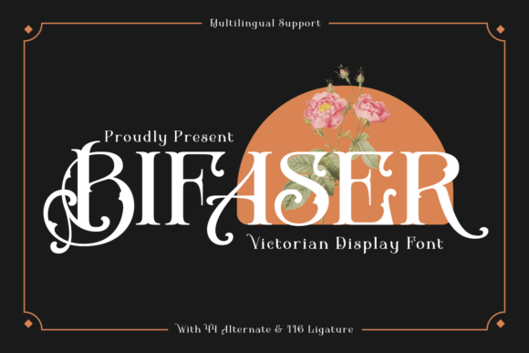 Bifaser: The Premium Display Font for Luxury Craft Projects