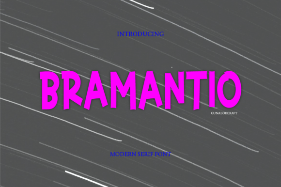 Bramantio: The Classic Display Font for Elegant Branding