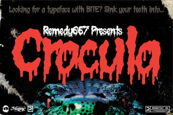 Crocula: The Ultimate Horror Display Font for Web Design