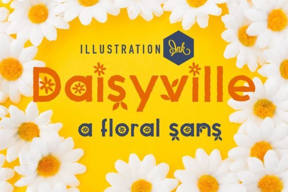 Daisyville: A Whimsical Display Font for Creative Makers