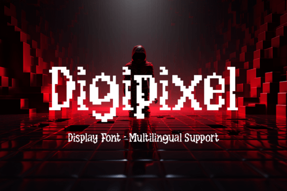Digipixel: A Retro Display Font for Modern Editorial Design
