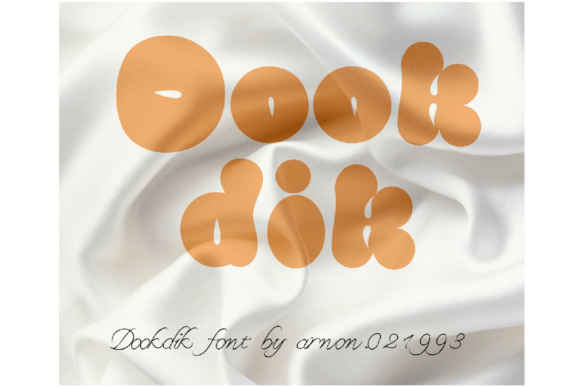 Dookdik: The Cute Display Font for Memorable Brand Identity