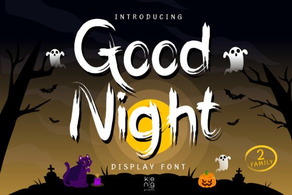 Good Night: The Brush-Style Display Font for Scroll-Stopping Visuals