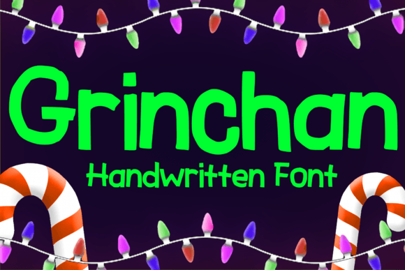 Grinchan: The Playful Display Font for Seasonal Branding