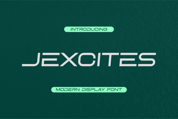 Jexcites: The Modern Display Font for Memorable Branding