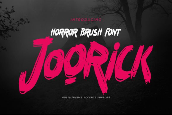 Joorick: A Bold Display Typeface for Modern Branding