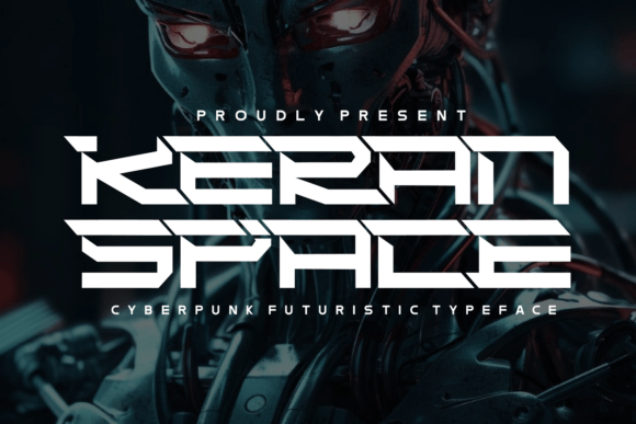 Keran Space Font for Futuristic Digital Branding and Web Design