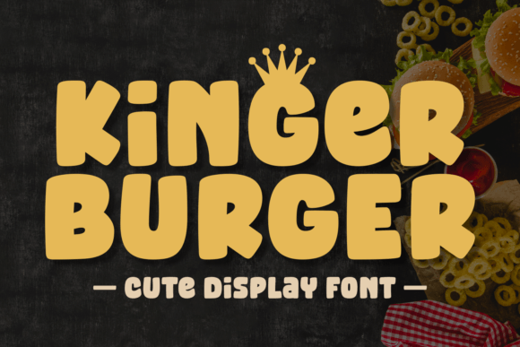 Kinger Burger: The Bold Display Font for Standout Branding