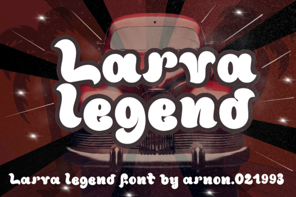 Larva Legend: A Playful Display Typeface for Modern Editorial Design