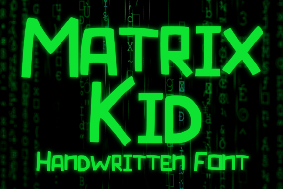 Matrix Kid: The Futuristic Display Font for Modern Digital Brands