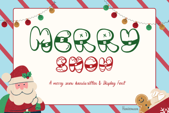 Merry Snow: The Festive Display Font for Holiday Creations