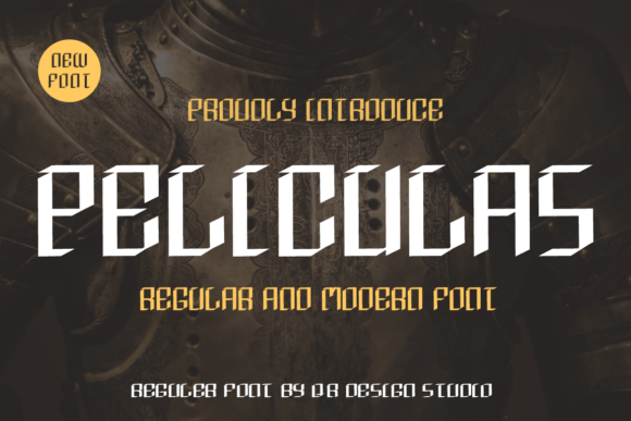 Peliculas: The Bold Display Font for High-Impact Campaigns