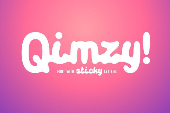 Qimzy: The Bold Display Font for Handmade Creators