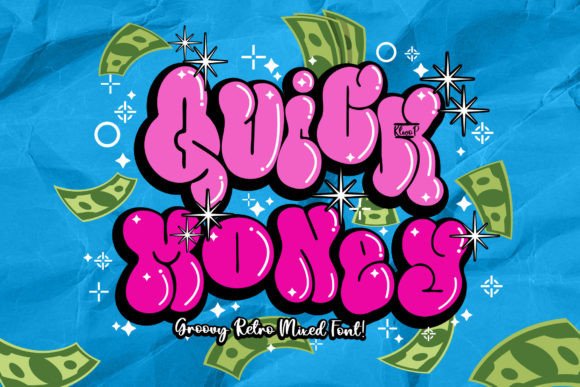Quick Money: The Graffiti Display Font for Bold Product Brands