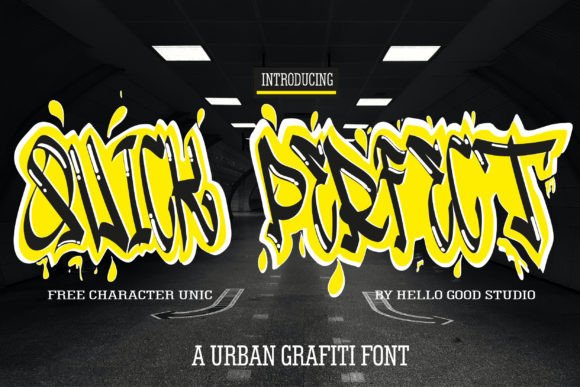 Quick Perfect: The Ultimate Display Font for Street-Inspired Brands