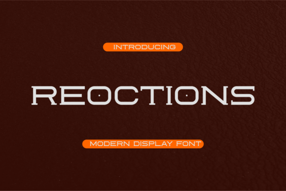 Reoctions: The Modern Whimsical Display Font for Makers