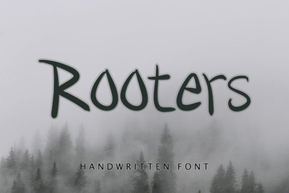 Rooters: A Handwritten Display Font for Creative Branding