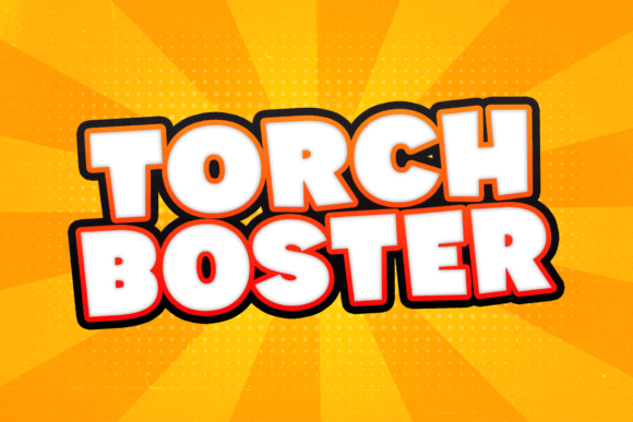Torch Boster: A Bold Display Font for Memorable Editorial Design