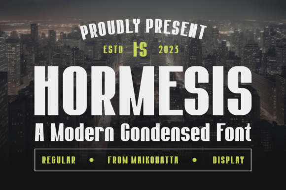 Upgrade Your Brand with Hormesis - Condensed Display Typeface