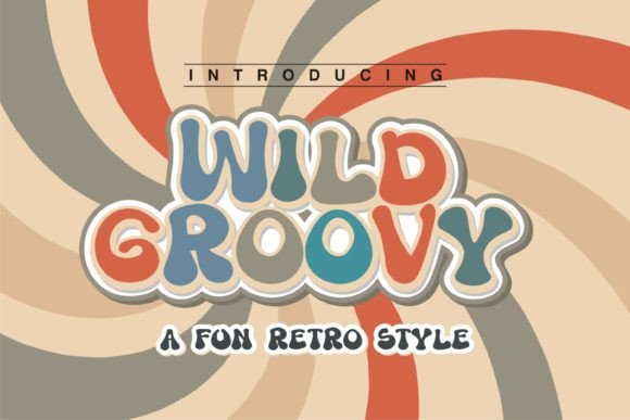 Wild Groovy: A Playful Display Typeface for Bold Branding