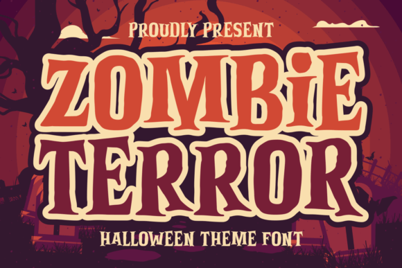 Zombie Terror: The Bold Halloween Font for Spine-Chilling Branding